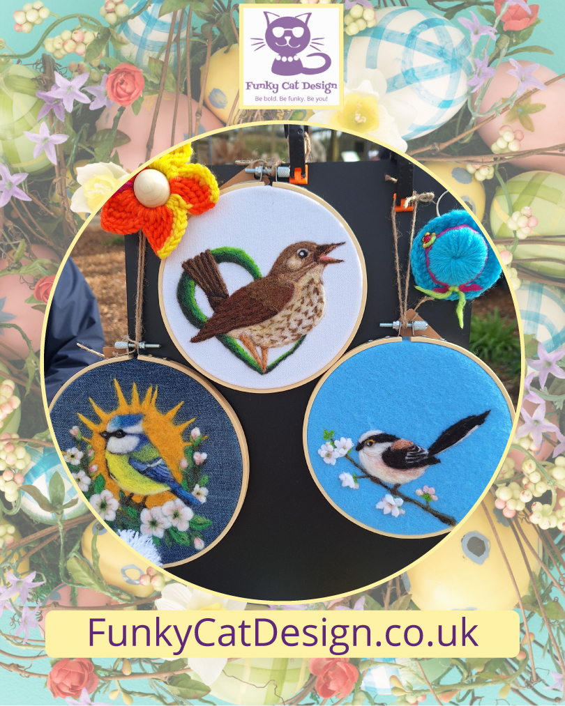 Funky Cat's stall at the Hawk Conservancy Trust woodland market