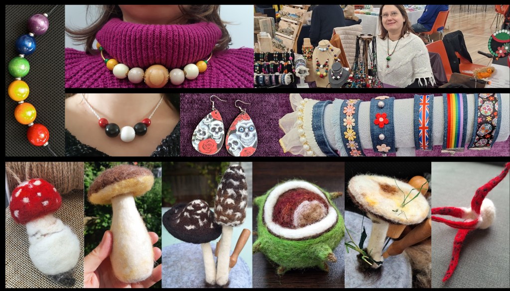 Crafts by Funky Cat Design - jewellery, needle-felted gifts